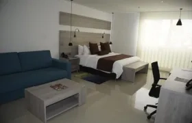 Imagen de una de las habitaciones del Hotel Barranquilla Plaza.