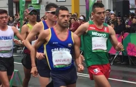 El campeón del mundo en marcha 20 kilómetros, el colombiano Eider Arévalo.