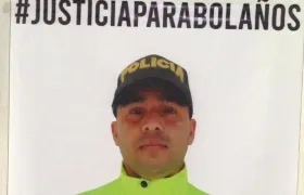 Eduardo Bolaños Guzmán, patrullero asesinado el 26 de abril de 2018.