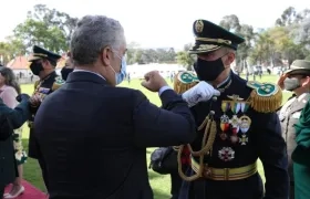 Ceremonia de ascenso del general Mariano Botero, a Mayor General de la Policía.