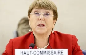 Michelle Bachelet, alta comisionada de la ONU para los Derechos Humanos.