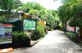 Acceso al Zoológico de Barranquilla.