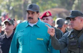 Nicolás Maduro y su ministro de Defensa, Vladimir Padrino.