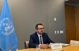 Jefe de la Misión de la ONU en Colombia, Carlos Ruiz Massieu.