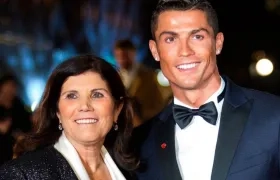Dolores Aveiro y su hijo Cristiano Ronaldo. 
