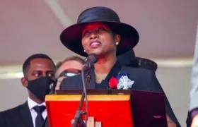 Martine Moise, viuda del presidente de Haití, Jovenel Moise.