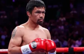 El ícono filipino del boxeo Manny Pacquiao.
