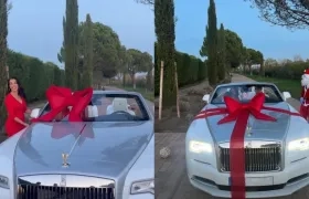 El carro que le dio Gerogina a Cristiano. 