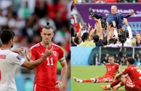 La celebración de Irán con Queiroz y la frustración de Bale.