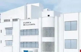 Fachada de Clínica de la Costa de Barranquilla.