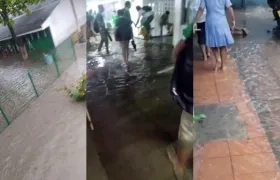 Inundaciones en el colegio Itida. 