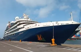 Uno de los 87 cruceros que han arribado en primer trimestre a Cartagena