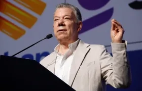 Juan Manuel Santos intervino este viernes en Asobancaria
