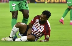 El venezolano sufrió la lesión frente Atlético Nacional.