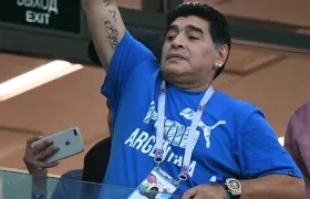 Diego Armando Maradona. 