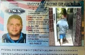 Timothy Alan Livingston, norteamericano buscado por las autoridades de Colombia y EE.UU.