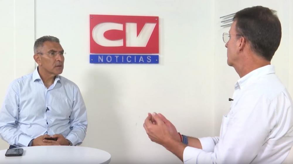 Jorge Cura en entrevista con René Puche, Gerente Sociedad Portuaria de Barranquilla