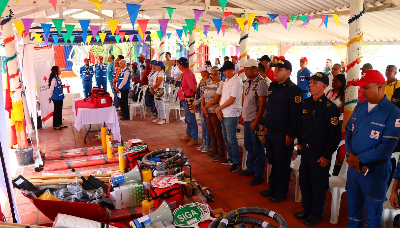 El simulacro lo lidera Cruz Roja Colombiana Seccional Atlántico.