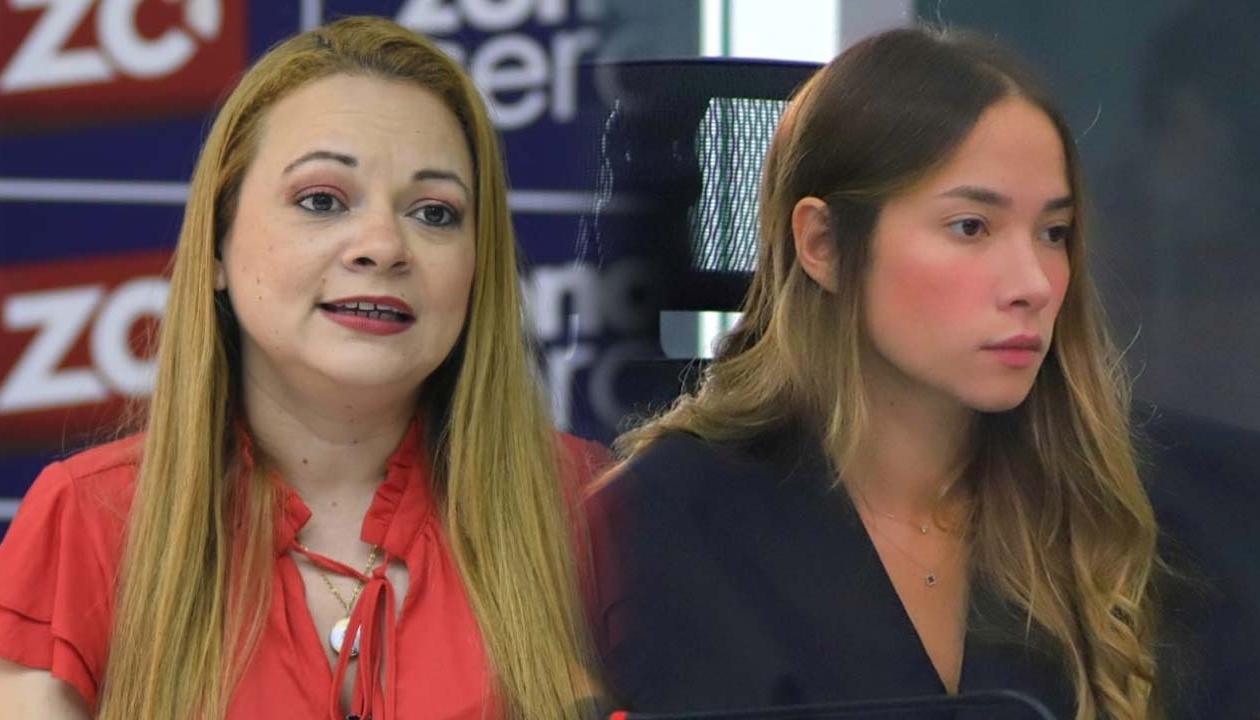 Diputadas Alejandra Moreno e Isabella Pulgar.