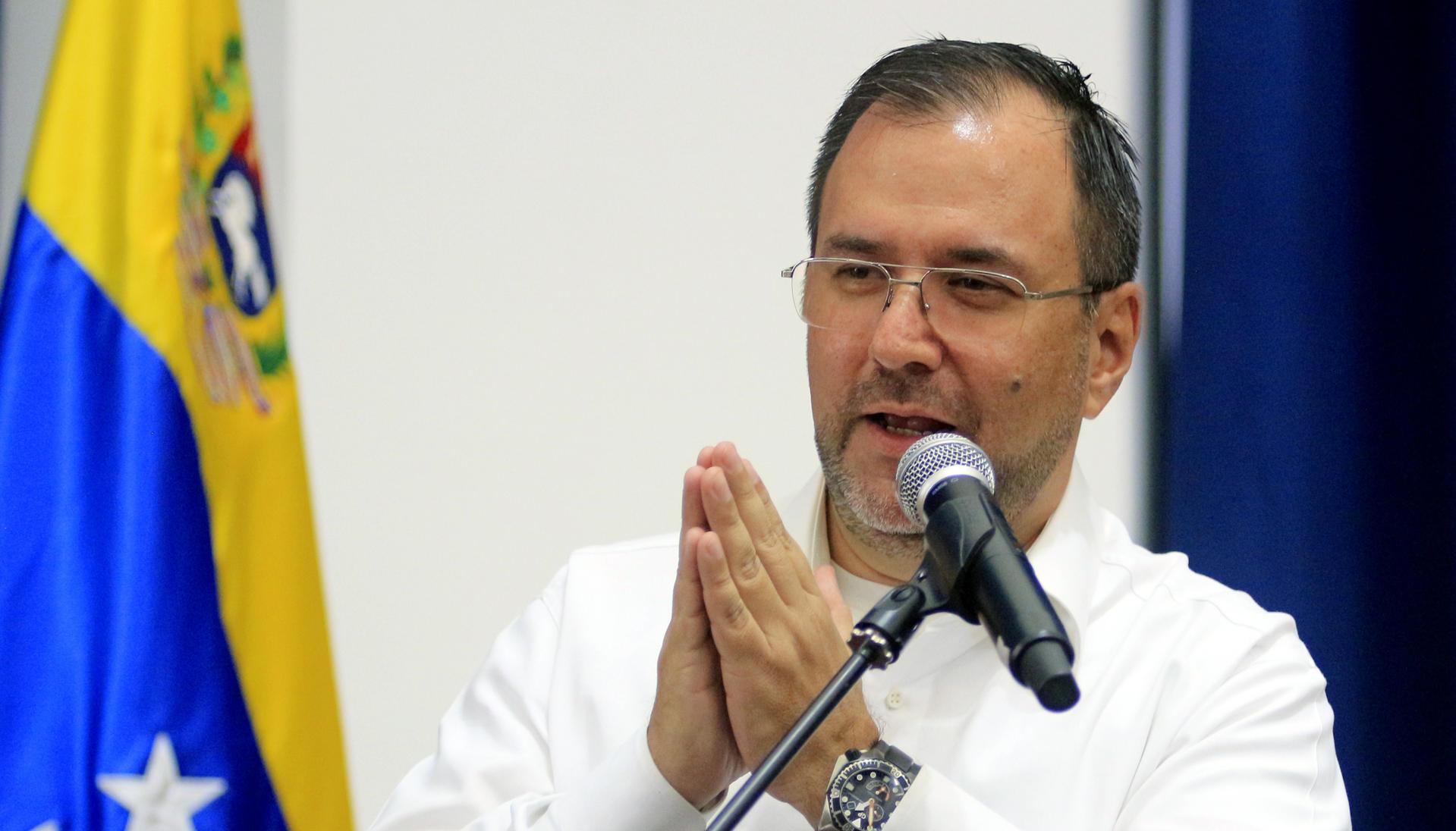 El ministro venezolano de Exteriores, Yván Gil Pinto.