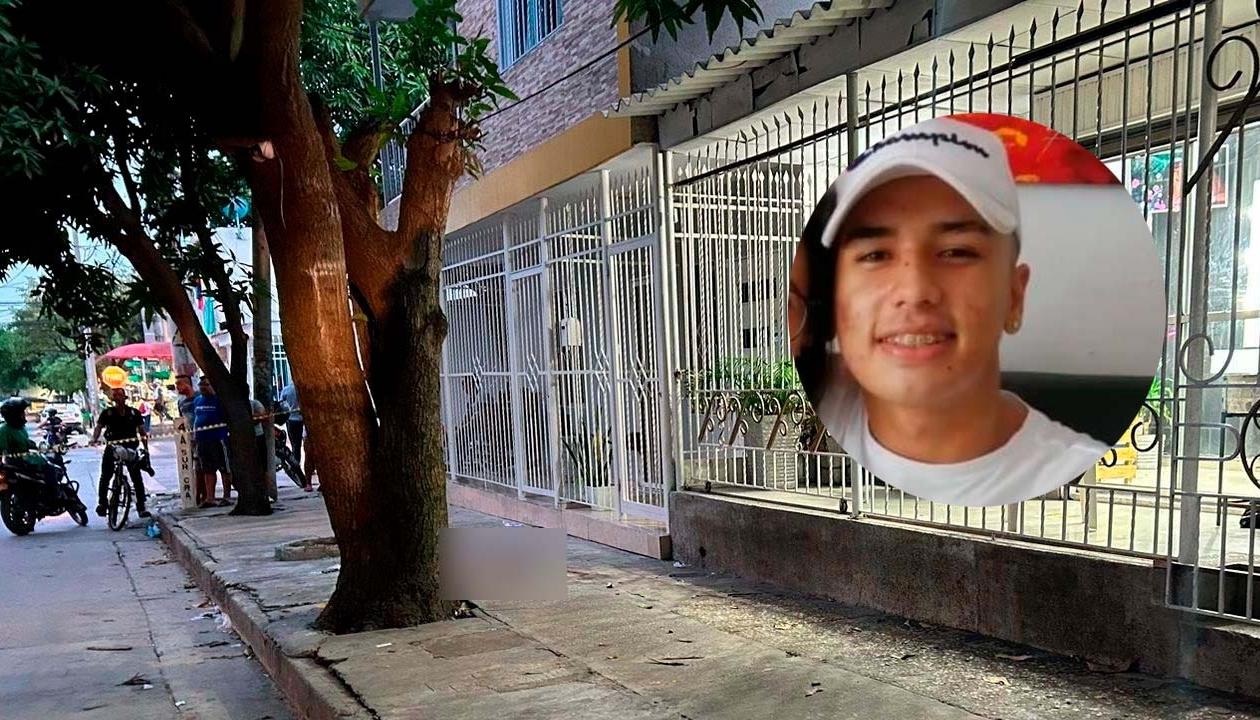 Camilo José Miranda, de 21 años, la nueva víctima mortal del atentado en la Ciudadela 20 de Julio. 