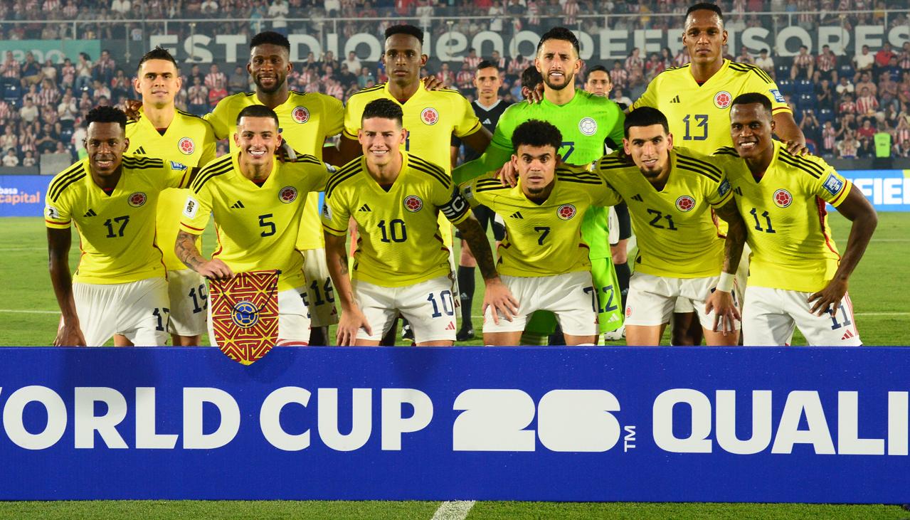 Selección Colombia de mayores que participará en la Copa América de Estados Unidos. 