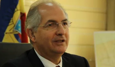 Antonio Ledezma, opositor venezolano.