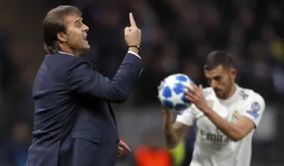 Julen Lopetegui, técnico del Real Madrid. 