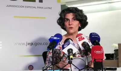 Julieta Lemaitre, presidente de la Sala de Reconocimiento de la JEP.