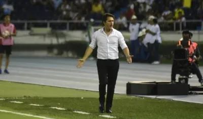 El técnico de Boca Juniors, Guillermo Barros Schelotto. 