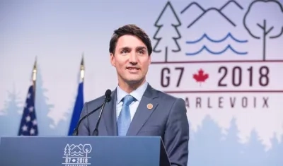 Justin Trudeau, primer ministro canadiense.