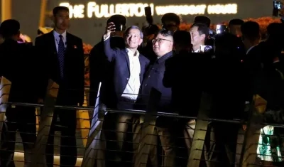 El líder norcoreano, Kim Jong-un, recorrió los principales lugares turísticos de Singapur.