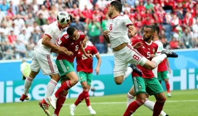 Irán y Marruecos protagonizaron un partido bastante flojo. 