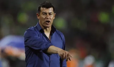 El entrenador de Atlético Nacional Jorge Almirón.