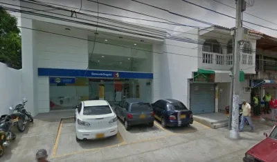 Banco de Bogotá, ubicado en la calle 18 con carrera 19, sector de American Bar del municipio de Soledad