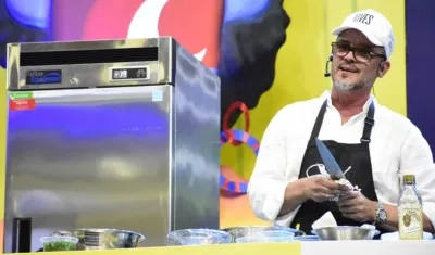 El chef samario Guillermo Vives.