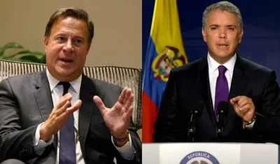 Mandatario panameño, Juan Carlos Varela - El Presidente, Iván Duque 