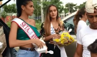 La Señorita Atlántico 2018, Miriam Carranza y Sheyla Quizena, Miss Grand Internacional 2018.