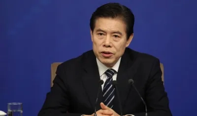 El ministro de Comercio chino, Zhong Shan. 