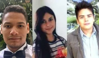 Los geólogos asesinados en Yarumal: Henry Martínez, Laura Flórez y Camilo Tirado.