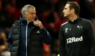 José Mourinho y Frank Lampard. 