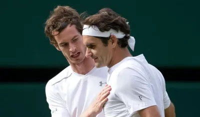 Roger Federer y Andy Murray.