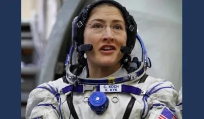 La astronauta de la NASA Christina Koch.