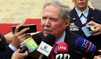 El ministro de Defensa, Guillermo Botero