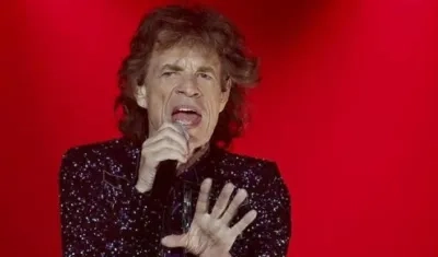 El cantante de The Rolling Stones, Mick Jagger.