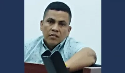  Iván Alberto Barrios De la Hoz, acusado.