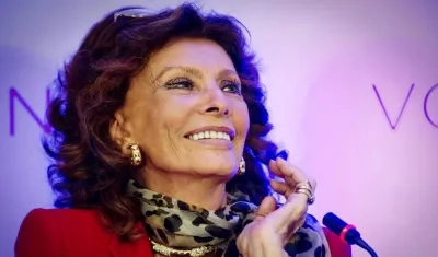 Sophia Loren, actriz italiana.