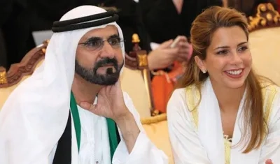 Jeque de Dubái, Mohamed bin Rashid al Maktum, y su exesposa la princesa Haya de Jordania Bint Al Hussein.