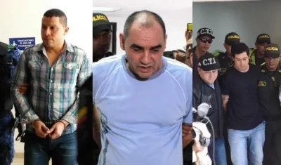 Levith Rúa, investigado por el crimen de Gabriela Romero; Nilson Mier y Cristian Camilo Bellón, acusados por el atentado a la Estación de Policía de San José.