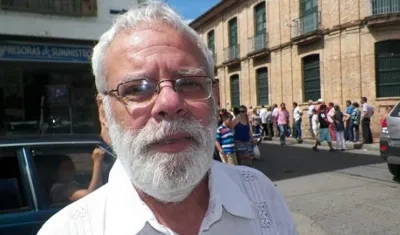 El líder social y defensor de los DDHH  Jorge Solano Vega